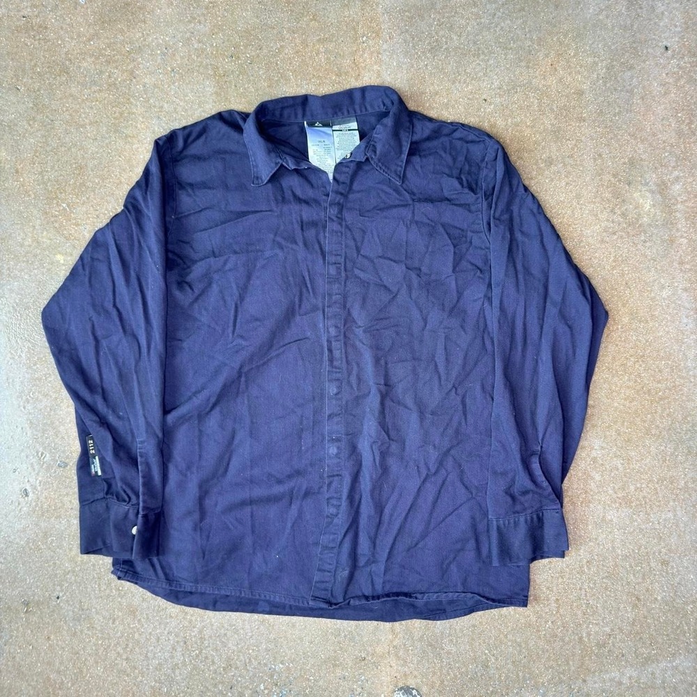 FR Work Shirt Westex UltraSoft CAT 2 Navy 88% Cotton 12% Nylon 7oz XL
